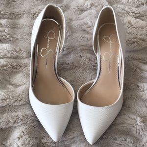 Jessica Simpson Shoes - Jessica Simpson white pump Jessica Simpson Shoes - Jessica Simpson white pump